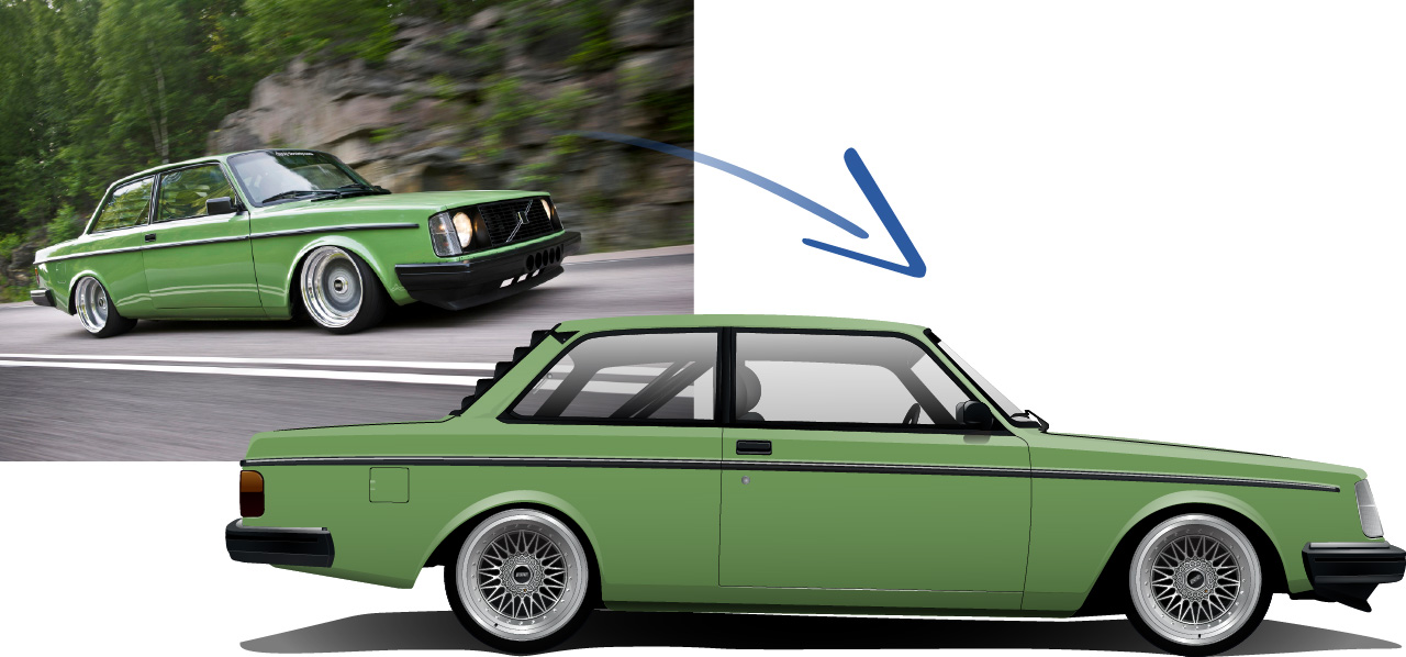 Volvo 242 Customize your Car