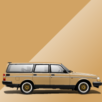 Volvo 240 105 Gold