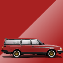 Volvo 240 46 Red