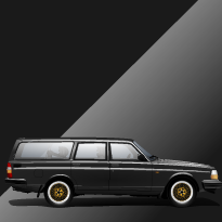 Volvo 240 19 Black