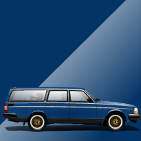 Volvo 240 96 Dark Blue