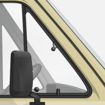 Volkswagen T3 Front Rotating Windows