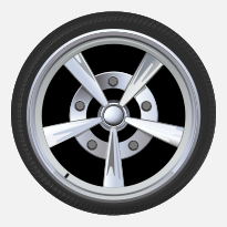 Volkswagen T1 EMPI Raider 17' wheels rims