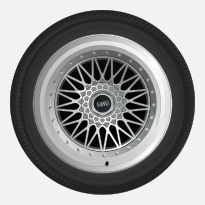 Volvo 240 BBS Polished 17'