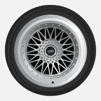 Volvo 240 BBS Polished 18'