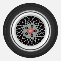 Volvo 240 BBS Silver 17'